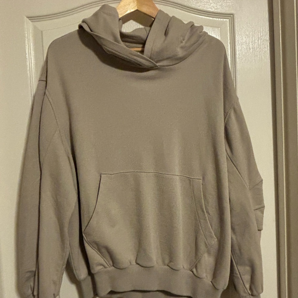 Aerie Tan Hoodie Sweater